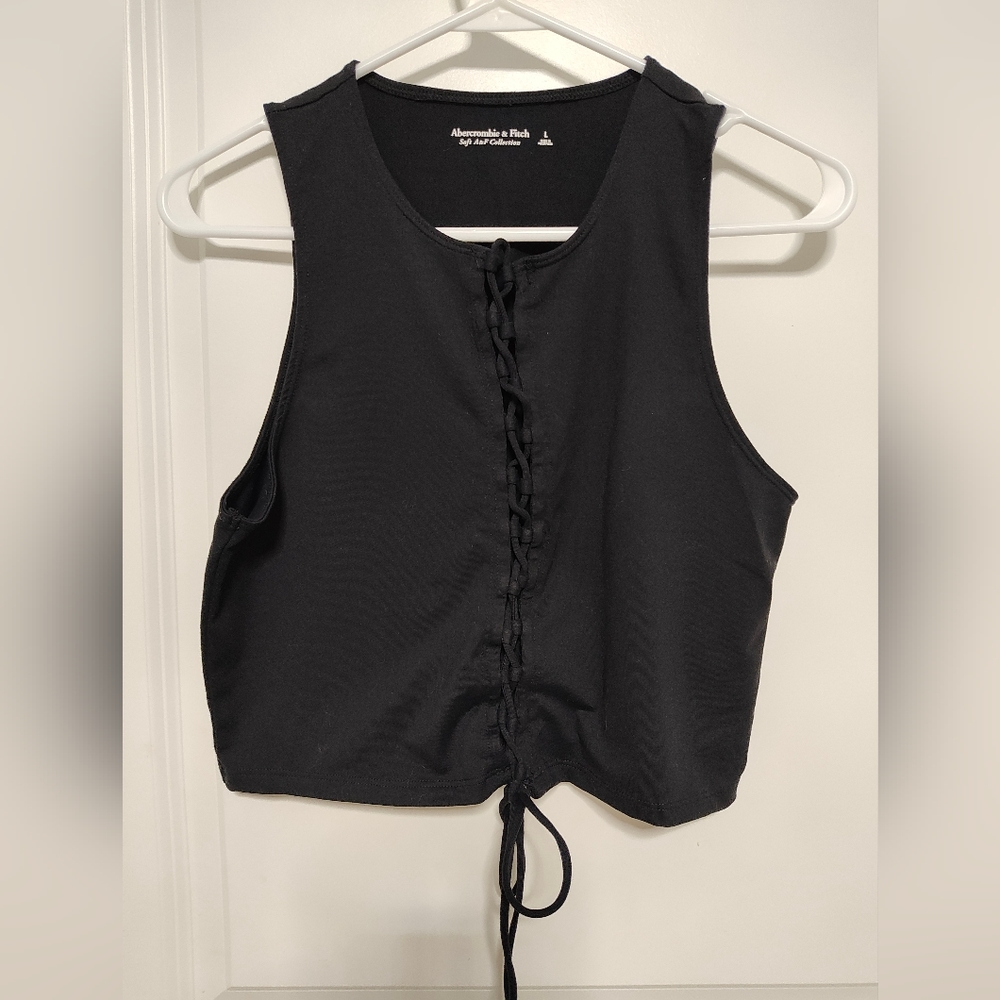Abercrombie & Fitch lace up tank top